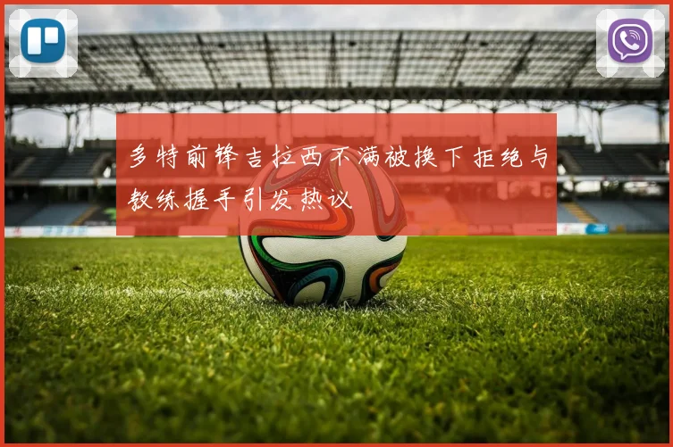 多特前锋吉拉西不满被换下拒绝与教练握手引发热议