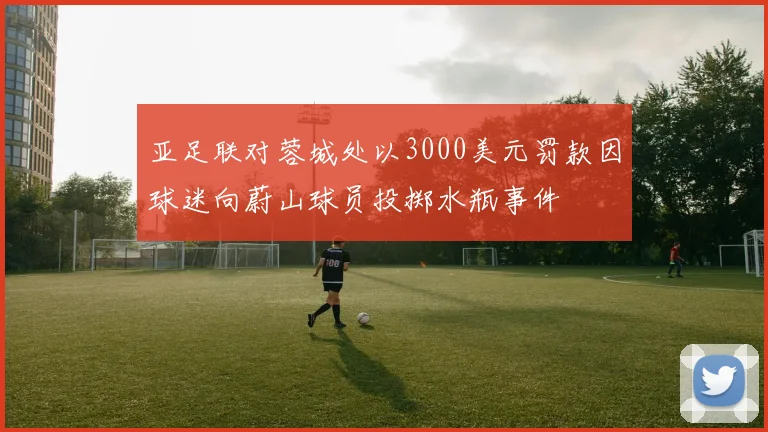 亚足联对蓉城处以3000美元罚款因球迷向蔚山球员投掷水瓶事件